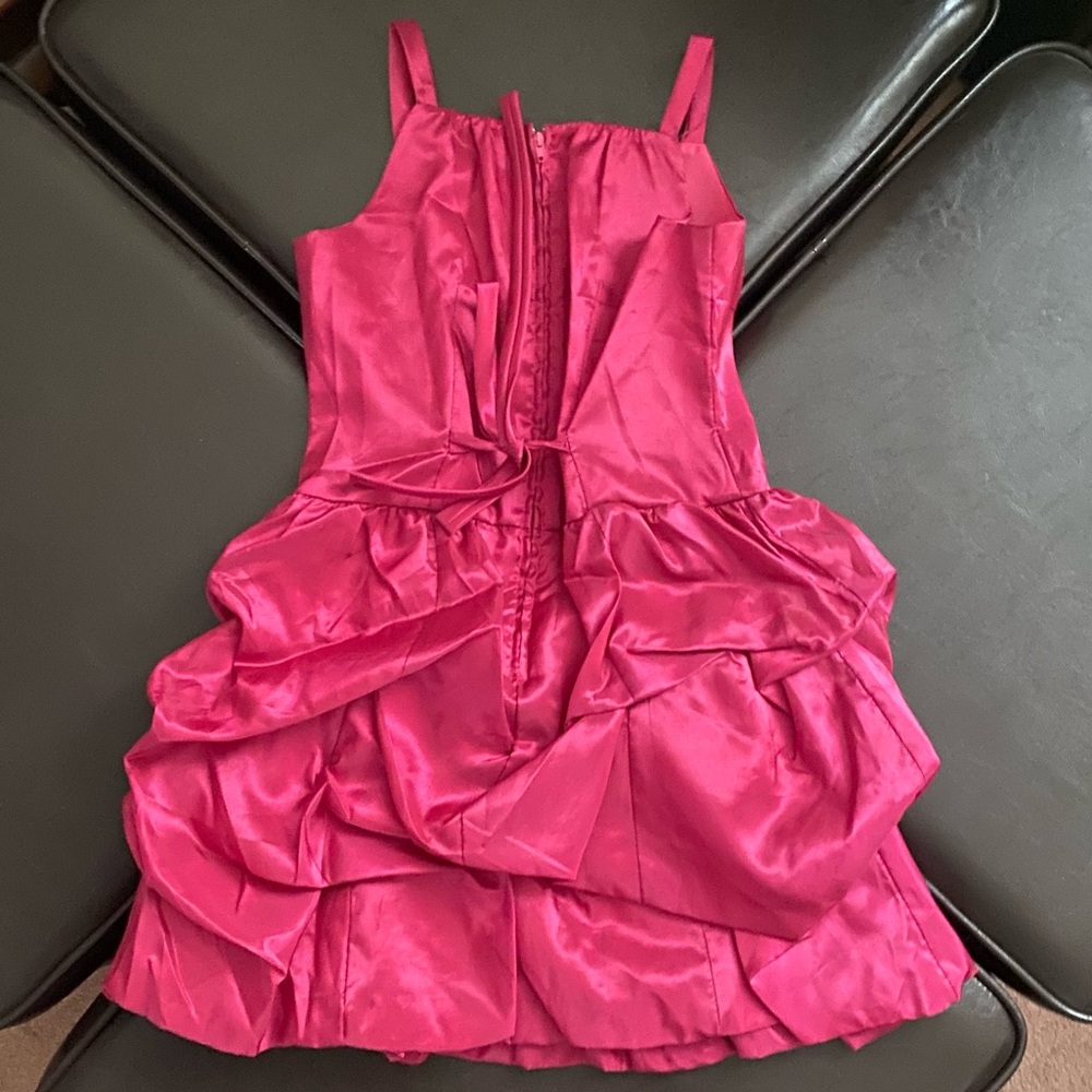 Children’s Fuchsia Ruffle Dress